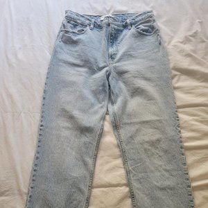 Abercrombie Ultra High Rise The 90's Straight Jeans - Short Inseam